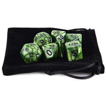 Laden Sie das Bild in den Galerie-Viewer, 7pcs/set DnD Polyhedral Dice Set for Tabletop Games RPG MTG D4 D6 D8 D10 D% D12 D20 13 Colors for Choose