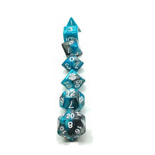 Laden Sie das Bild in den Galerie-Viewer, 7pcs/set Polyhedral DND Dice for DND RPG Board Games Mixed Color Dice D4-D20 Dice Gambling Entertainment Board Games Accessories