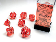 Load image into Gallery viewer, Translucent Polyhedral 7-Die Set
