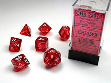 Load image into Gallery viewer, Translucent Polyhedral 7-Die Set
