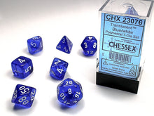Load image into Gallery viewer, Translucent Polyhedral 7-Die Set
