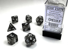 Load image into Gallery viewer, Translucent Polyhedral 7-Die Set
