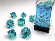 Load image into Gallery viewer, Translucent Polyhedral 7-Die Set

