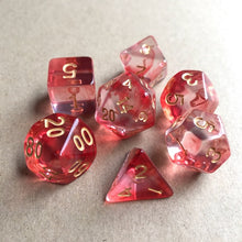 Load image into Gallery viewer, 7pcs/set 17 Colors Multifaceted Dice d&amp;d d4 d6 d8 d10 d% d12 d20 Polyhedral TRPG Games Dice Set Board Game entertainment Dice
