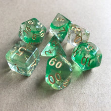 Load image into Gallery viewer, 7pcs/set 17 Colors Multifaceted Dice d&amp;d d4 d6 d8 d10 d% d12 d20 Polyhedral TRPG Games Dice Set Board Game entertainment Dice
