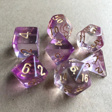 Load image into Gallery viewer, 7pcs/set 17 Colors Multifaceted Dice d&amp;d d4 d6 d8 d10 d% d12 d20 Polyhedral TRPG Games Dice Set Board Game entertainment Dice
