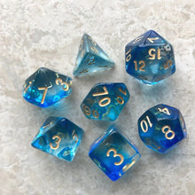 Load image into Gallery viewer, 7pcs/set 17 Colors Multifaceted Dice d&amp;d d4 d6 d8 d10 d% d12 d20 Polyhedral TRPG Games Dice Set Board Game entertainment Dice
