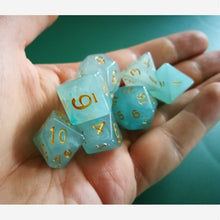 Load image into Gallery viewer, 7pcs/set 17 Colors Multifaceted Dice d&amp;d d4 d6 d8 d10 d% d12 d20 Polyhedral TRPG Games Dice Set Board Game entertainment Dice
