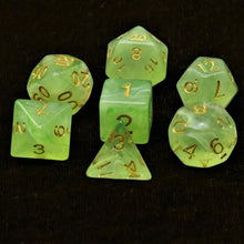 Load image into Gallery viewer, 7pcs/set 17 Colors Multifaceted Dice d&amp;d d4 d6 d8 d10 d% d12 d20 Polyhedral TRPG Games Dice Set Board Game entertainment Dice

