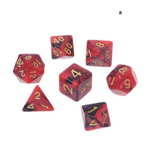Load image into Gallery viewer, 7pcs/Set Acrylic Polyhedral Dice For TRPG Board Game Dungeons And Dragons D4-D20

