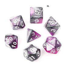 Load image into Gallery viewer, 7pcs/Set Acrylic Polyhedral Dice For TRPG Board Game Dungeons And Dragons D4-D20
