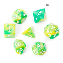 Load image into Gallery viewer, 7pcs/Set Acrylic Polyhedral Dice For TRPG Board Game Dungeons And Dragons D4-D20
