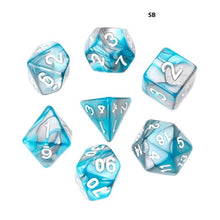 Load image into Gallery viewer, 7pcs/Set Acrylic Polyhedral Dice For TRPG Board Game Dungeons And Dragons D4-D20
