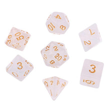 Load image into Gallery viewer, 7Pcs Polyhedral Dice Double-Colors Polyhedral Game Dice for RPG Dungeons and Dragons DND RPG MTG D20 D12 D10 D8 D6 D4 Table Game
