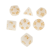 Load image into Gallery viewer, 7Pcs Polyhedral Dice Polyhedral Game Dices Set for RPG Dungeons and Dragons DND RPG MTG D20 D12 D10 D8 D6 D4 Table Board Game
