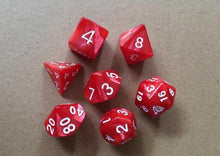 Load image into Gallery viewer, 7pcs/set 17 Colors Multifaceted Dice d&amp;d d4 d6 d8 d10 d% d12 d20 Polyhedral TRPG Games Dice Set Board Game entertainment Dice SD
