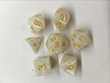 Load image into Gallery viewer, 7pcs/set 17 Colors Multifaceted Dice d&amp;d d4 d6 d8 d10 d% d12 d20 Polyhedral TRPG Games Dice Set Board Game entertainment Dice SD
