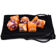 Laden Sie das Bild in den Galerie-Viewer, 7pcs/set DnD Polyhedral Dice Set for Tabletop Games RPG MTG D4 D6 D8 D10 D% D12 D20 13 Colors for Choose
