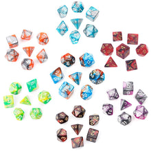 Load image into Gallery viewer, 7pcs/Set Acrylic Polyhedral Dice For TRPG Board Game Dungeons And Dragons D4-D20
